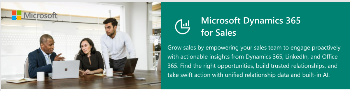 D365 for Sales Data Sheet