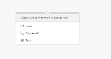 choose-first-activity - enCloud9 | Dynamics 365 Consultants Sequences | Sales Insights | Dynamics 365 | enCloud9