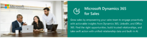 Microsoft Dynamics 365 for Sales Data Sheet