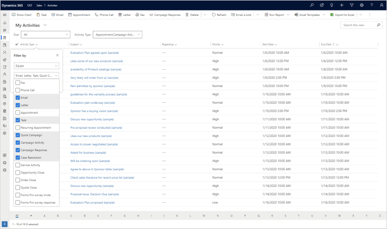 filtering | Dynamics 365 | encloud9