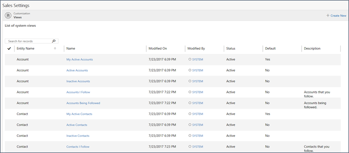 System views in Dynamics 365 | enCloud9