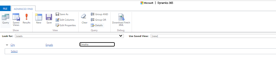 Advanced Find |Dynamics 365 |enCloud9