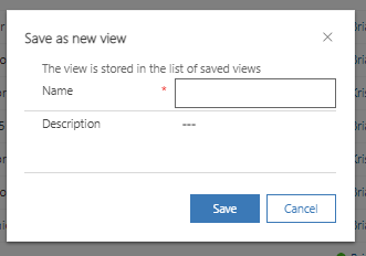 Create a personal view in Dynamics 365 | enCloud9