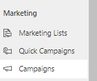 Campaign integration | Dynamics 365 | ClickDimensions Social Media Marketing | encloud9