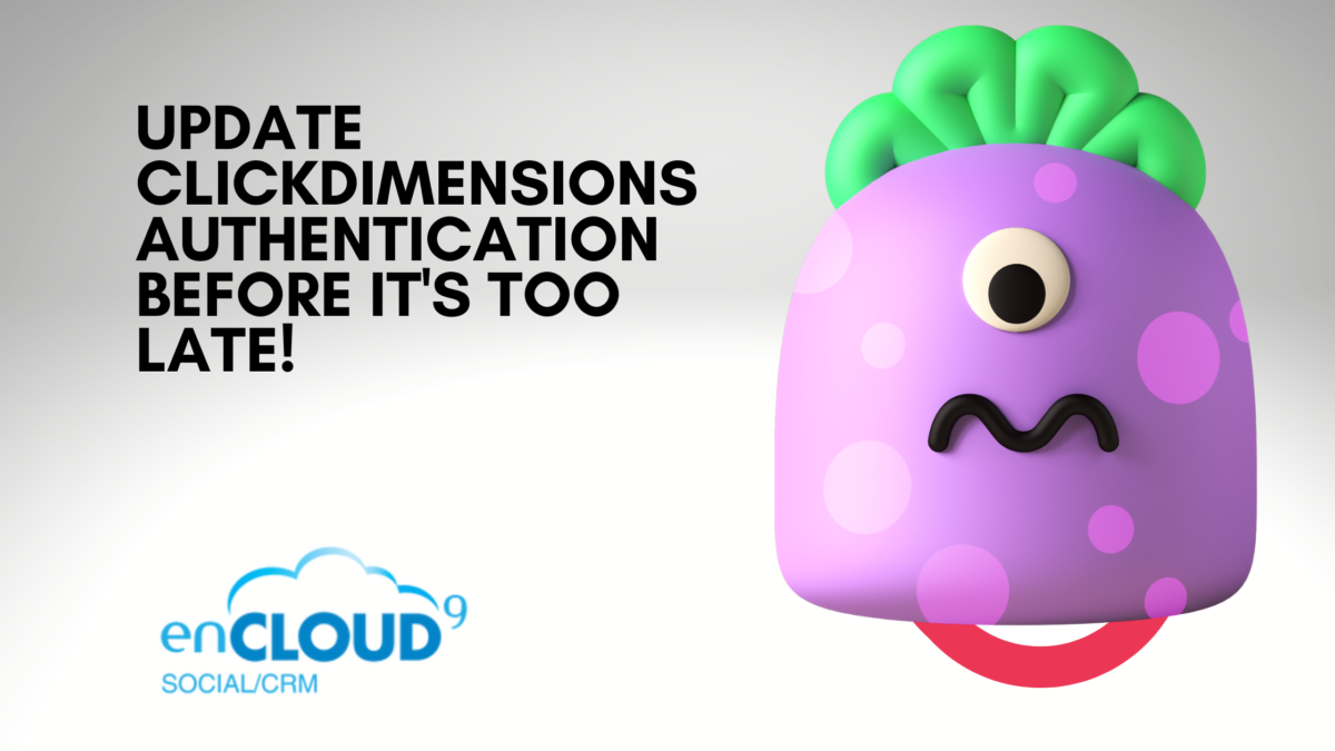 CickDimensions Authentication | enCloud9