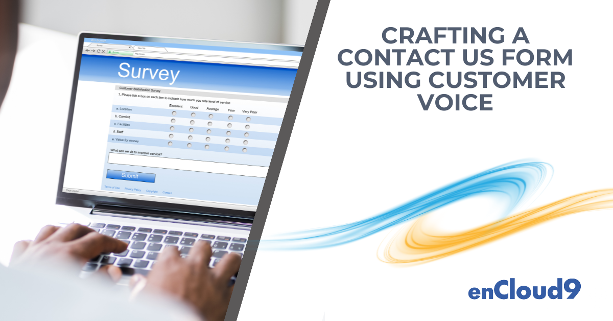 Contact us form | Customer Voice